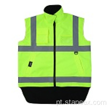 Trabalho personalizado Hi Vis Vis Fleece Safeting Colet